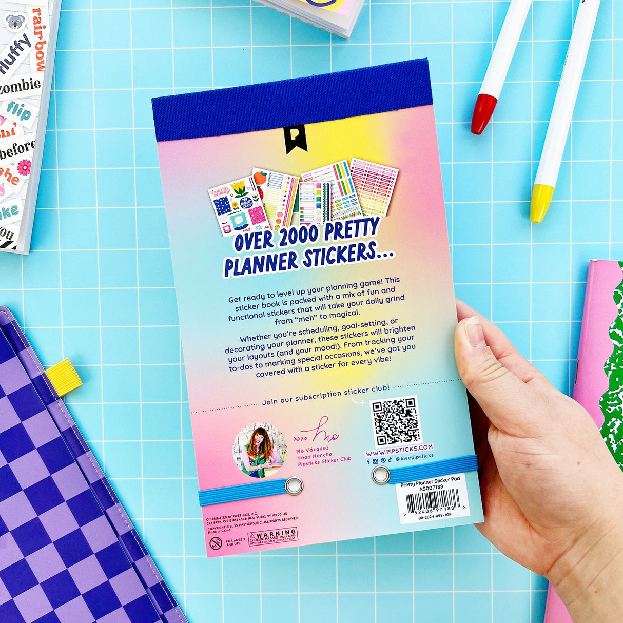 Get ready to level up your planning game! This sticker book is packed with a mix of fun and functional stickers that will take your daily grind from "meh" to magical.&nbsp;

Whether you're scheduling, goal-setting, or decorating your planner, these stickers will brighten your layouts (and your mood!). From tracking your to-dos to marking special occasions, we've got you covered with a sticker for every vibe!