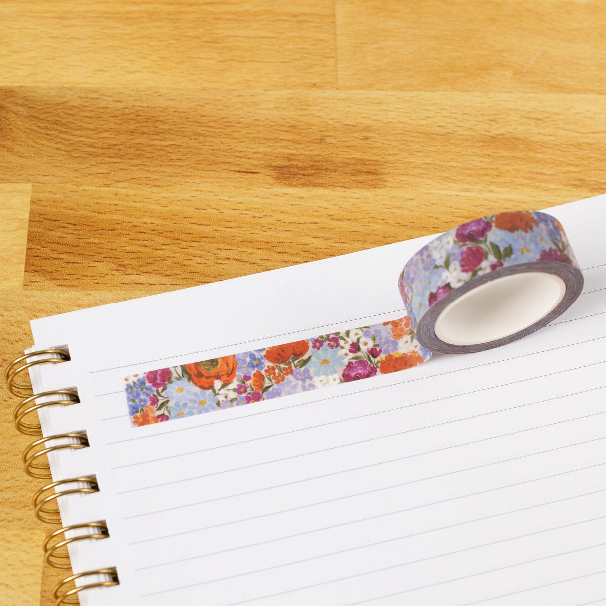 Primavera Washi Tape

Our washi tape is made for paper lovers, pen pals, and anyone who gets butterflies in the stationery aisle. Perfect for journaling, scrapbooking, decorating envelopes, or adding a personal touch to planners and calendars. It's gentle on paper, easy to tear by hand, and removable without leaving residue, so you can rearrange, redo, and re-stick as needed.

Design Features:&nbsp;

Each roll measures 15mm wide on a 10m roll
Full color repeating pattern
Washi tape dispenser packaging
Print