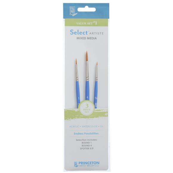 Princeton Select Brush Set 3/Pkg