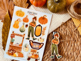 Pumpkin Sticker Sheet