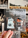 Pumpkin and Ghosty Sticker Set
