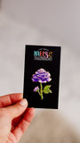 Purple Rose Enamel Pin