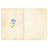Purple Floral Blank Card

Inside of card is blank.

• Size: A6, 4.6" x 6.4"
• Illustrated by Katie Daisy
• Full-color inside
• Paired with a Brown Kraft envelope
• Printed in the USA on high-quality recycled post-consumer waste paper
• Pre-priced