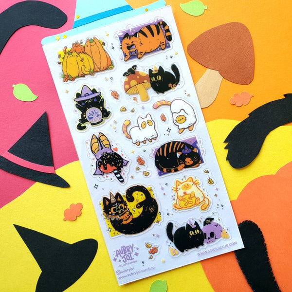 Purrfectly Spooky Sticker Sheet