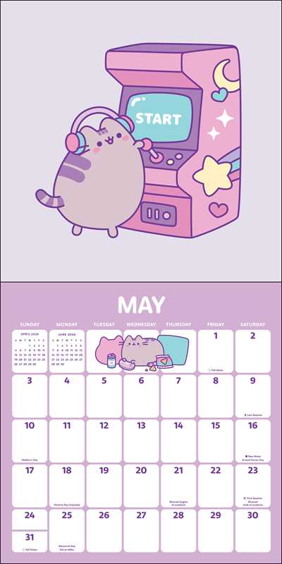 Pusheen 2026 Wall Calendar By Claire Belton