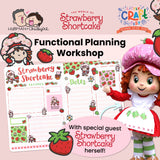 🍓Put the FUN in FUNctional Planning with Strawberry Shortcake by The Joyful Sojourn x Hubman & Chubgirl🍓at Little Craft Fest - Houston Stationery Fest