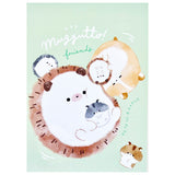 Hedgehog and Hamster Mini Notepad