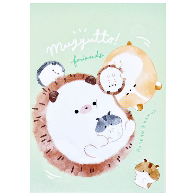 Hedgehog and Hamster Mini Notepad