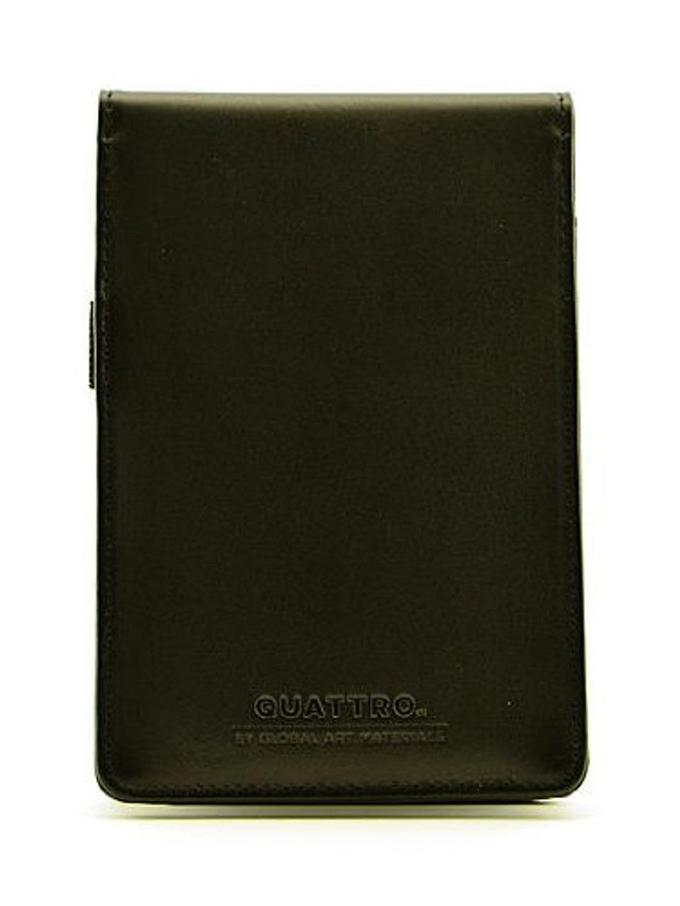 Quattro Pad Holder 3.5" x 5.5" Black Leather