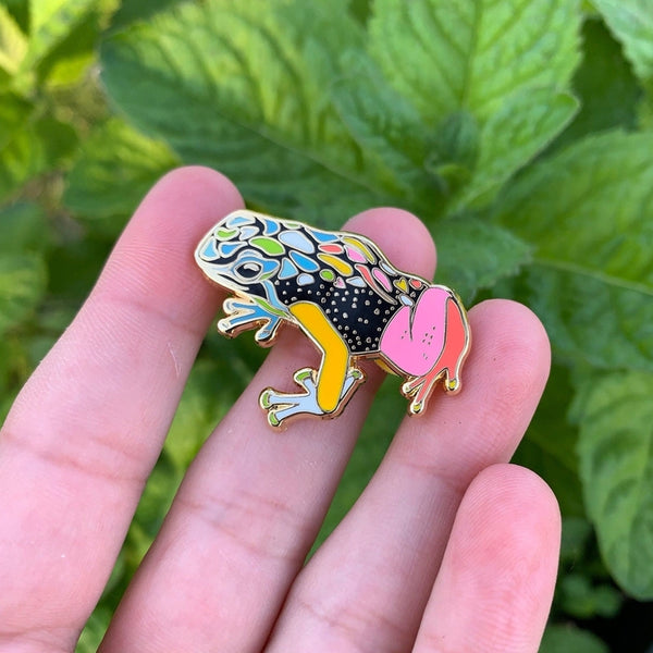 Queer Pride Frog Pin