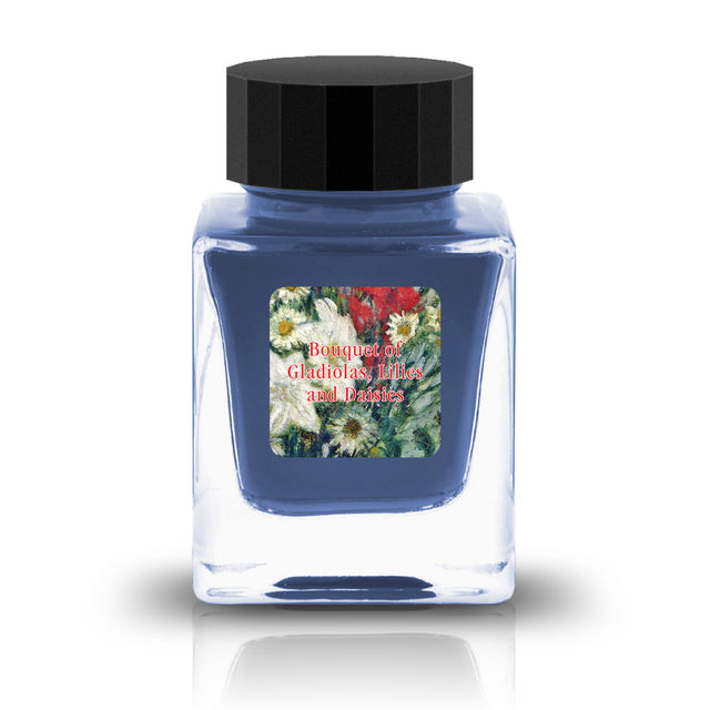 Bouquet of Gladiolas, Lilies and Daisie Ink

The Respect Collection pays homage to artistic masterpieces with inks that display the vibrant colors found in these artworks. These inks are also a part of the Crystal Line which has been produced specifically for glass pens.&nbsp;

RGB: 176, 189, 227
Blue

30ml

Glass Pen Only