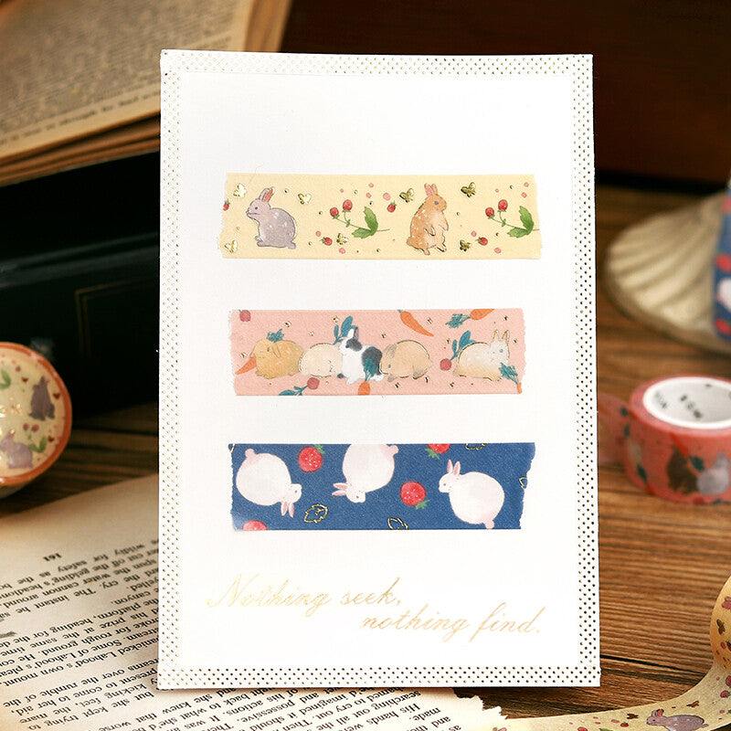 Rabbit Country 3 O'clock Snack Washi Tape
