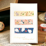 Rabbit Country 3 O'clock Snack Washi Tape
