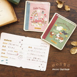 Rabbit Tea Party Mini Letter Paper Picture Book