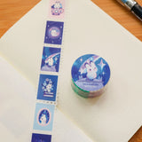 Rabbit's Shooting Star Stamp Washi Tape
