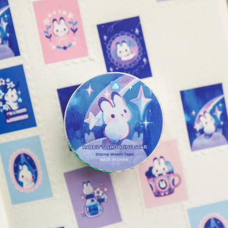 Rabbit's Shooting Star Stamp Washi Tape