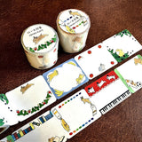 Papier Platz x Schinako Moriyama Sticky Notes Roll - Bunny & Fruits