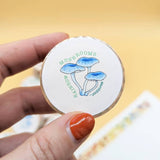 Drawn to Nature - Rainbow Mushroom Washi Tape