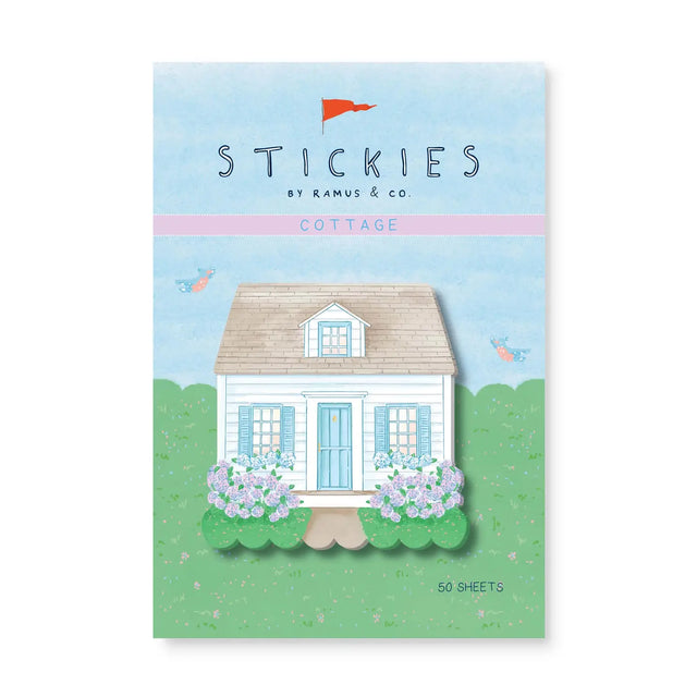 Ramus &amp; Co. - Cottage Sticky Notes

Brighten up your everyday life with Ramus &amp; Co. Stickies!

These 3 x 3.85 sticky notes are great for capturing fleeting thoughts and jotting down long confirmation numbers.

Stylish, functional and guaranteed to make you smile.

A fun gift and a personal stationery must!

3" x 3.85” Sticky Notes
Die Cut Shapes
50 Sheets
4.5” x 6” Backing Card

Imported

By Ramus &amp; Co.