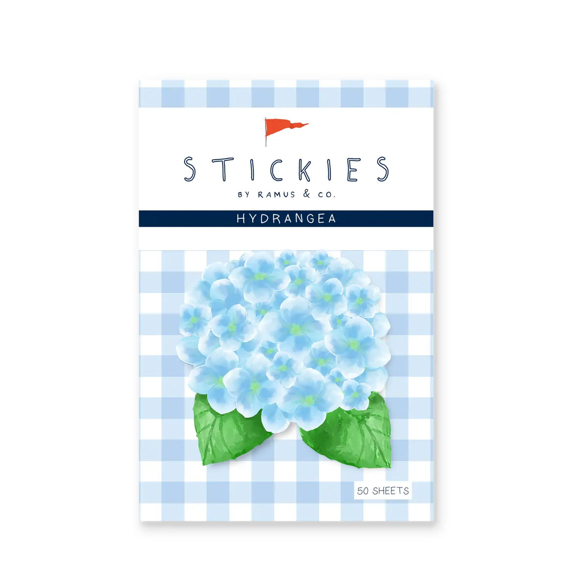 Ramus &amp; Co. - Hydrangea Sticky Notes

Brighten up your everyday life with Ramus &amp; Co. Stickies!

These 3 x 3.85 sticky notes are great for capturing fleeting thoughts and jotting down long confirmation numbers.

Stylish, functional and guaranteed to make you smile.

A fun gift and a personal stationery must!

3" x 3.85” Sticky Notes
Die Cut Shapes
50 Sheets
4.5” x 6” Backing Card

Imported

By Ramus &amp; Co.