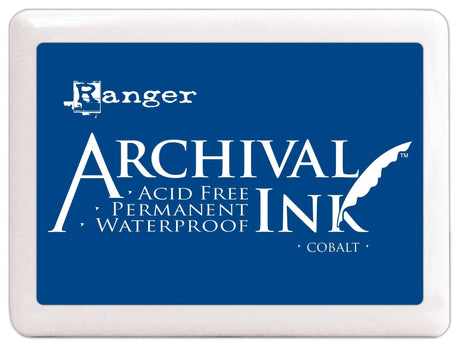 Ranger Archival Ink Jumbo InkPad - Cobalt

Archival Inks™ provide long-lasting stamping results that are permanent on many surfaces. Get a crisp image that doesn't bleed over water-based inks and markers, acrylic paint, watercolors, Tim Holtz® Alcohol Ink and more.