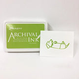 Ranger Archival Ink Pad - Sea Grass

Archival Inks™ provide lasting stamping results that are permanent on many surfaces. Get a crisp image that doesn't bleed over water-based inks, markers, acrylic paint, watercolors, and more. Pads can be easily re-inked with the coordinating Archival Ink Re-Inker.