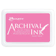 Ranger Archival Ink Pad - Sweet Treat

Archival Inks™ provide lasting stamping results that are permanent on many surfaces. Get a crisp image that doesn't bleed over water-based inks, markers, acrylic paint, watercolors, and more. Pads can be easily re-inked with the coordinating Archival Ink Re-Inker.