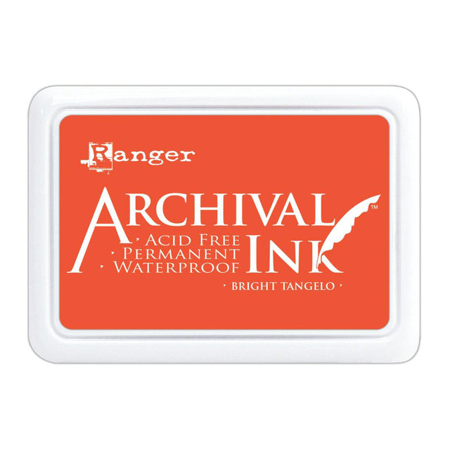 Ranger Archival Ink Pad - Bright Tangelo