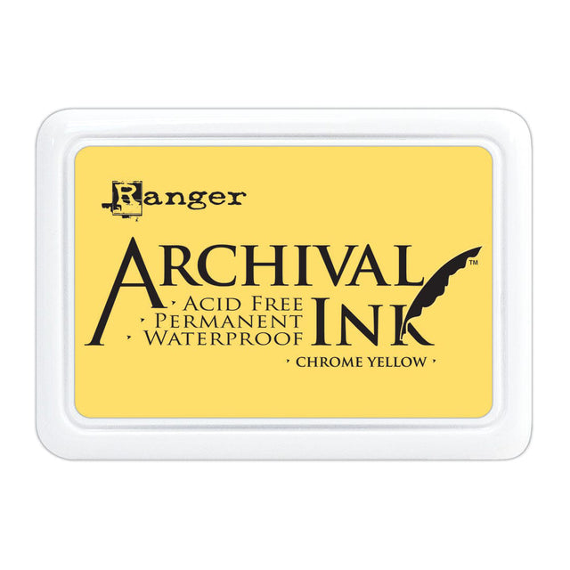 Ranger Archival Ink Pad - Chrome Yellow