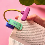 Rechargeable Led Book Light

Colorful book light clips most anywhere, including books, desks, and computers. It also features multiple light settings and a non-slip base.

USB -C charging cable included.&nbsp;