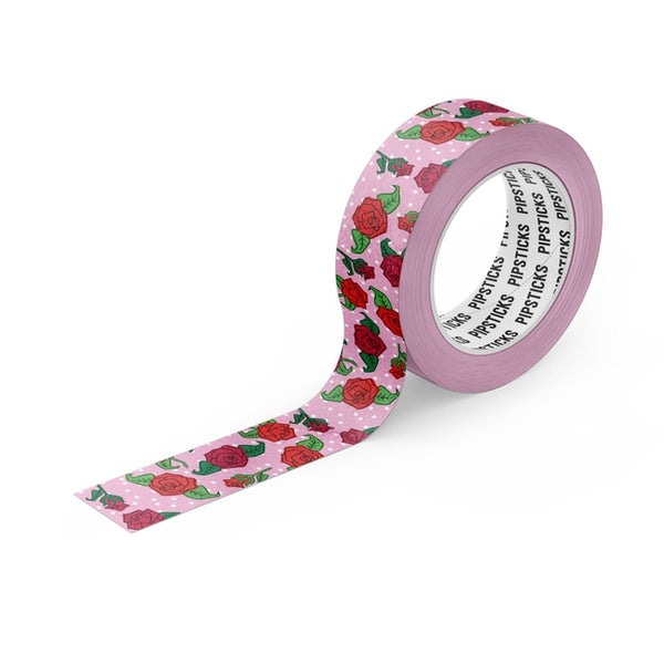 Red As A Rose Washi Tape Alice In The Wodnderland
