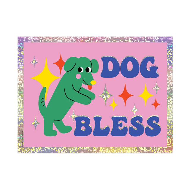 Illustrated by Katie Benn
Approximately 3.5294 in x 2.6471 in
Glossy Glitter Sticker Material
