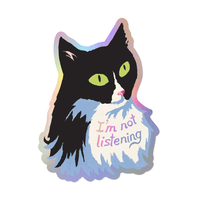 Illustration by Danielle Kroll
Approximately 2.0667 in x 2.7965 in
Glossy Holographic Sticker Material