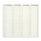 TRAVELER'S Notebook Refill 2024 Weekly + Memo (Regular Size)