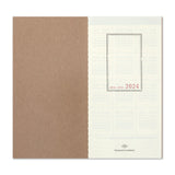 TRAVELER'S Notebook Refill 2024 Weekly + Memo (Regular Size)