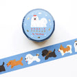 Foil-stamped masking tape by illustrator Reiko Tada. A truly adorable design where various dogs with fluffy fur come one after another. The sparkling gold foil stamping adds a design accent.&nbsp;Cut short to use as stickers, or as a pop point in wrapping or decoration.


✨ Product Features

Gold foil stamping for a subtle, elegant shine
Perfect for decorating planners, journals, cards, gifts, and scrapbooks
High‑quality Cozyca Products washi tape
Size: 20 mm × 5 m