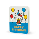 Retro Hello Kitty Happy Birthday Deluxe Greeting Card