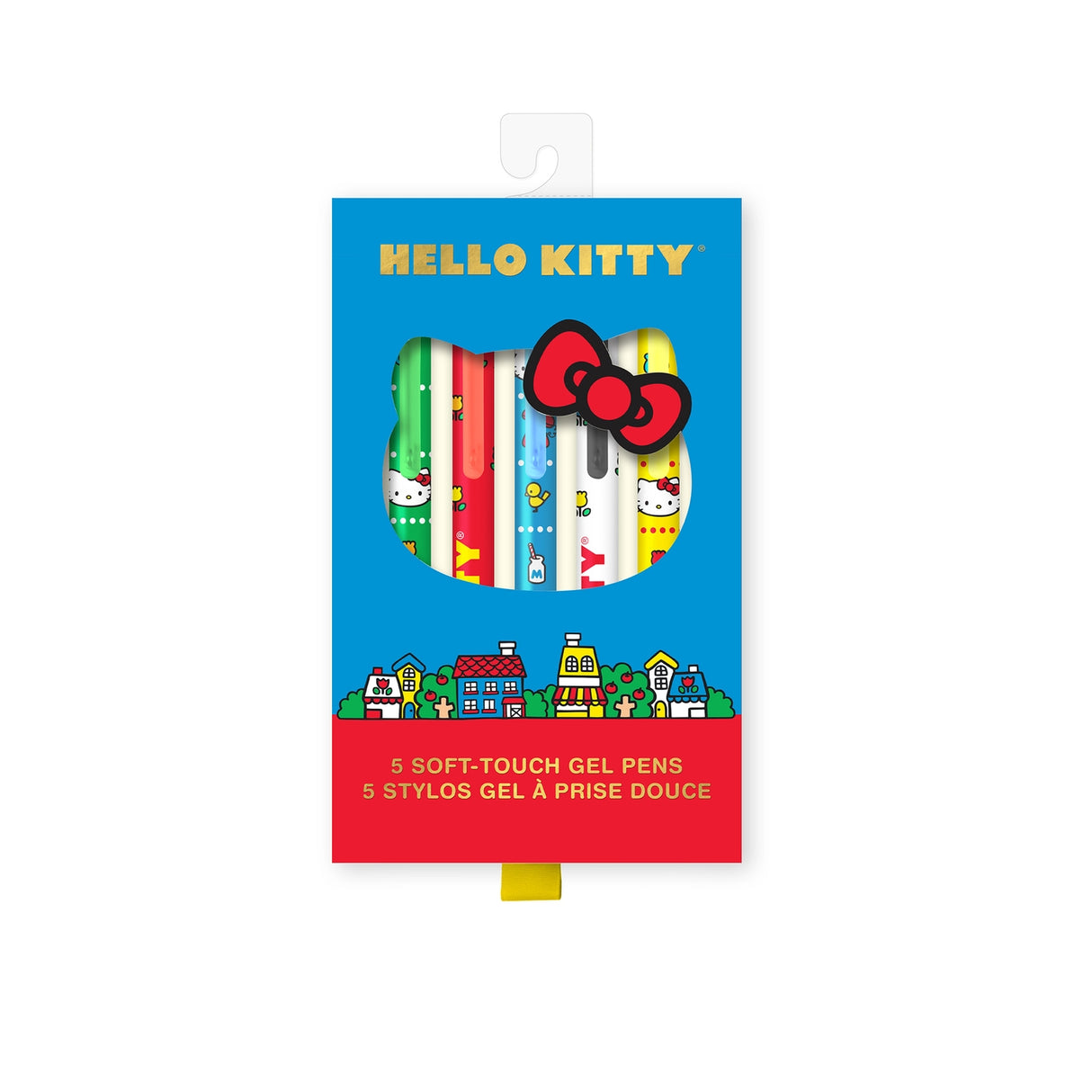 Retro Hello Kitty Soft-Touch Gel Pen Set