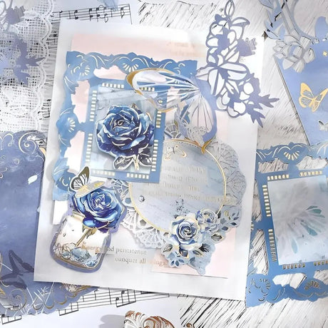 This vintage themed ephemera pack includes 10 pieces of cute paper materials in different color schemes! Each pack comes with pieces in 5 varying styles with 2 of each design.

These pieces make great card decoration, collage pieces, or additions to your journal spreads!