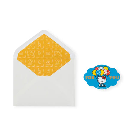 Retro Hello Kitty Happy Birthday Deluxe Greeting Card