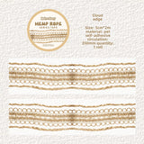 Add a cozy touch to your crafts with the Retro Story Hemp Rope Series Kiss Cut PET Tape. Each kiss‑cut piece is easy to peel and perfect for decorating journals, planners, pen‑pal letters, scrapbooks, and gifts. The soft vintage themed motifs give your pages a gentle, retro touch that feels both cute and calming.