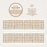 Add a cozy touch to your crafts with the Retro Story Hemp Rope Series Kiss Cut PET Tape. Each kiss‑cut piece is easy to peel and perfect for decorating journals, planners, pen‑pal letters, scrapbooks, and gifts. The soft vintage themed motifs give your pages a gentle, retro touch that feels both cute and calming.