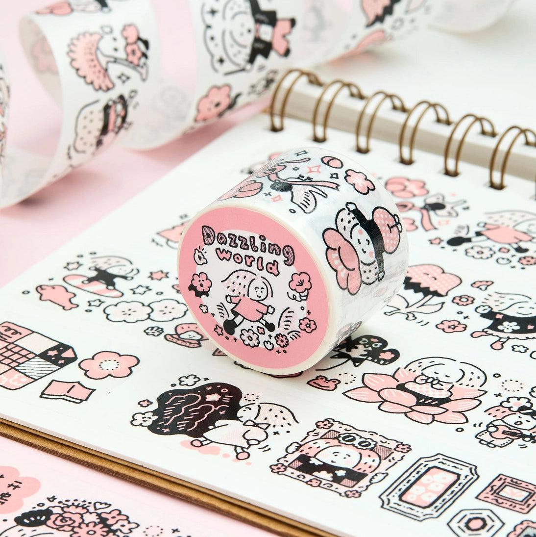 Dazzling World Mono Pink

Dazzling world is our new collection for 2026, the mono pink color would give you a unifed brand new experience to the sticker world