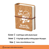This probably is one of the cutest product our studio have ever made. The mini notebook can basically fit anywhere, and you can either write down some fun topics or put in some of the stickers in the notebook to show case your unique side.

Grab the mini notebook and show your own style!

1.2x 1.6 inches
Cover by kraft paper &amp; inner page by 115g high quality paper
60 blank pages