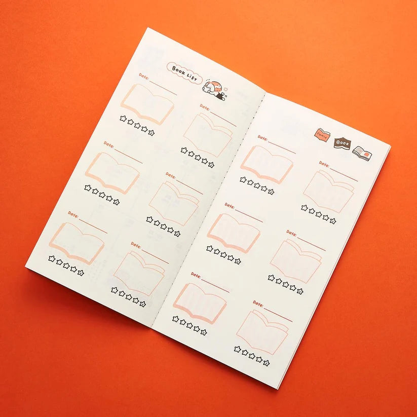 TN Size Monthly Planner · 48 pages Monthly, slim, and sized for a Traveler's Notebook - light enough to actually leave the house with you. For anyone who wants the plan without the weight. It's the little things that matter.