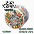 Volume 11:
Are you hungry my friend? Here we bring you the <bon appetite="" western=""> category

Food enthusiasts, unite! Delicious food truly brings great comfort. The Western cuisine series includes fast food, French cuisine, Italian dishes, afternoon tea, and much more. When you can't decide what to eat, just take a look at the food-themed washi tapes for inspiration!

SIZE:&nbsp;Full roll: 30mm wide x 5m long (5 loops)
Materials: Washi tape on release paper</bon>