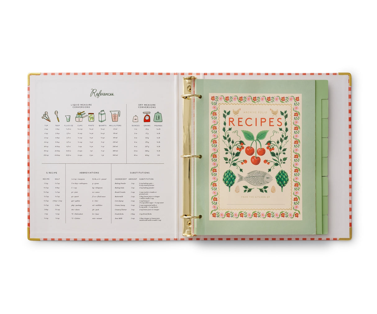 Rifle Paper Co. - Cherry Farm Recipe Binder