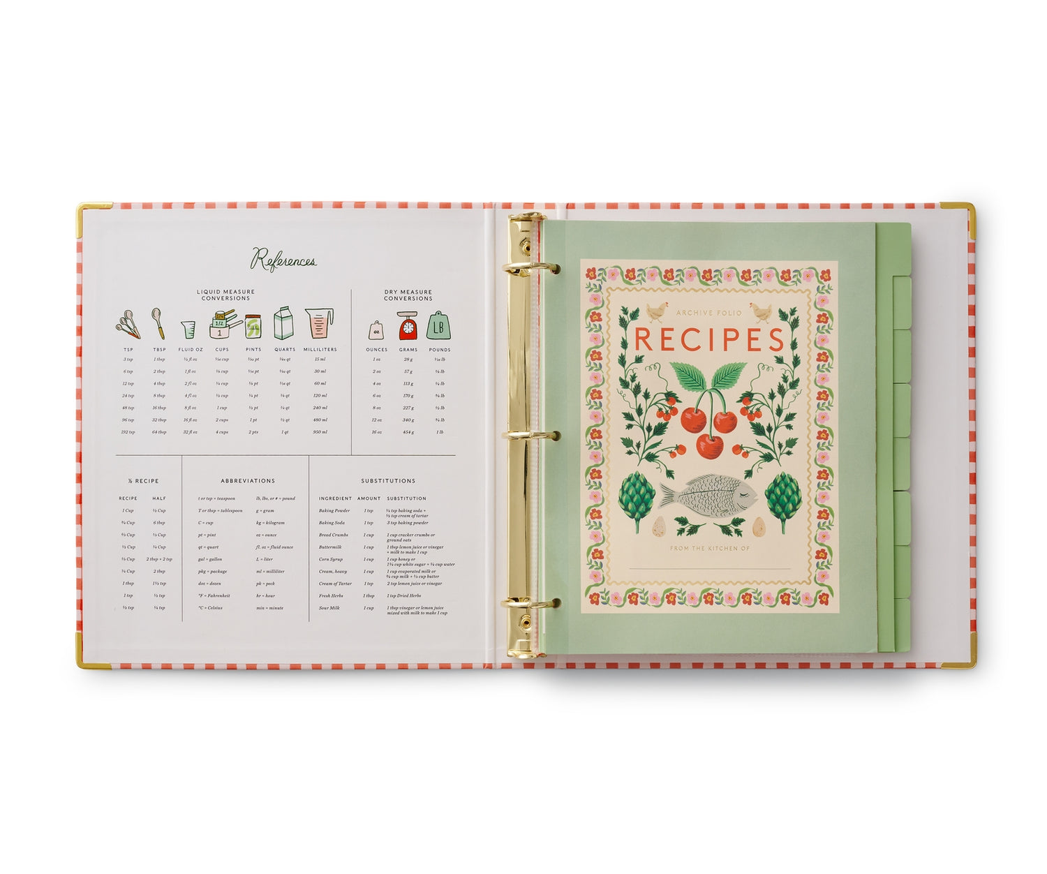 Rifle Paper Co. - Cherry Farm Recipe Binder