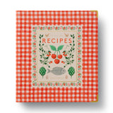 A recipe binder that is both a resource and a keepsake. It’s a place to organize family favorites and new meals to try, and is complete with helpful details to stay organized in the kitchen. The illustrated three-ring recipe binder has gold foil accents, reinforced metal corners, a double-sided pocket folder, 16 tabbed dividers, 10 clear recipe card sleeves, adhesive labels, and reference pages.