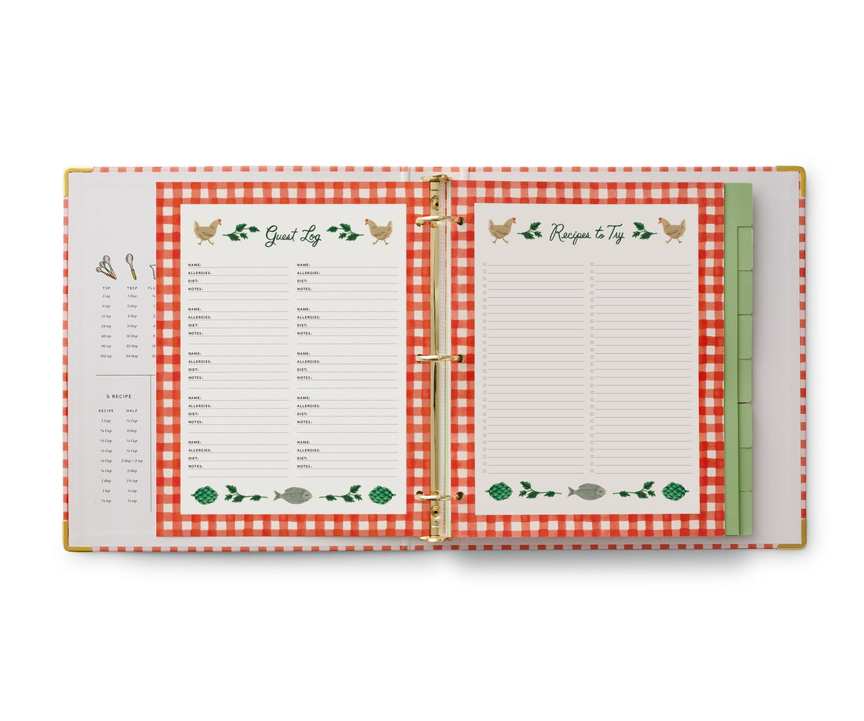 Rifle Paper Co. - Cherry Farm Recipe Binder